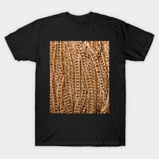 3D Gold Chains design  available on lots of items in the store great clothing design idea. T-Shirt